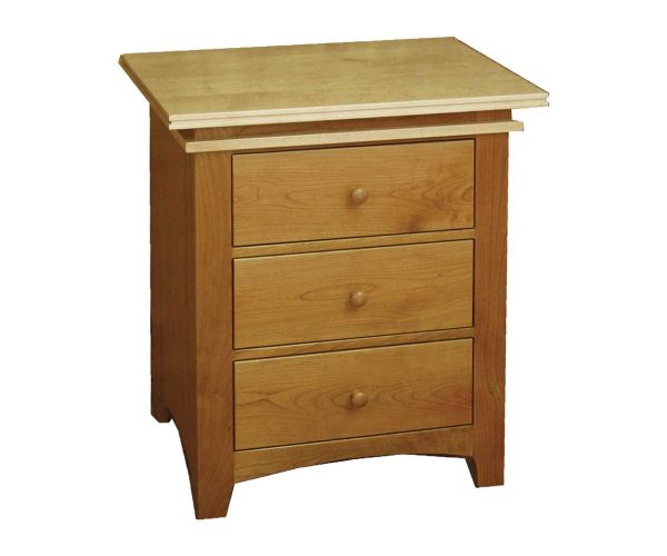 Maple Creek 3 Drawer Nightstand